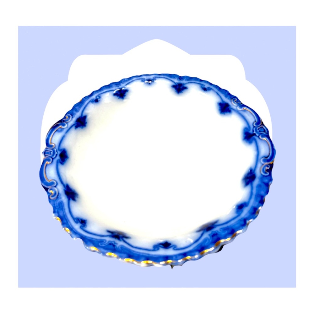 Vintage Blue Flow Bowl